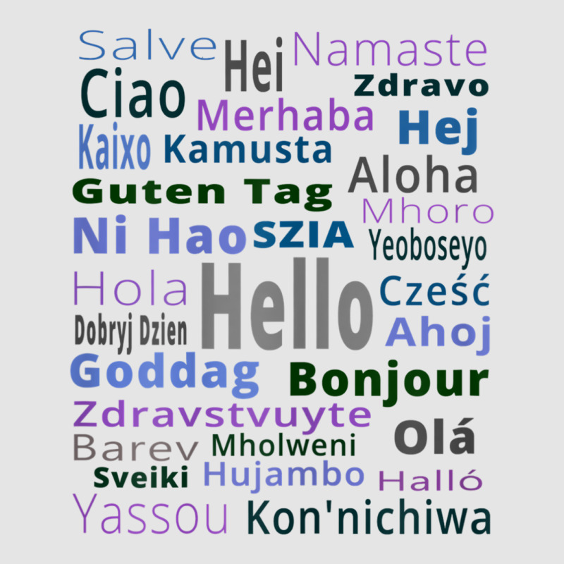 Hello Greet Multi Language, Greeting Multi Lingual Languages T Shirt Exclusive T-shirt by cm-arts | Artistshot