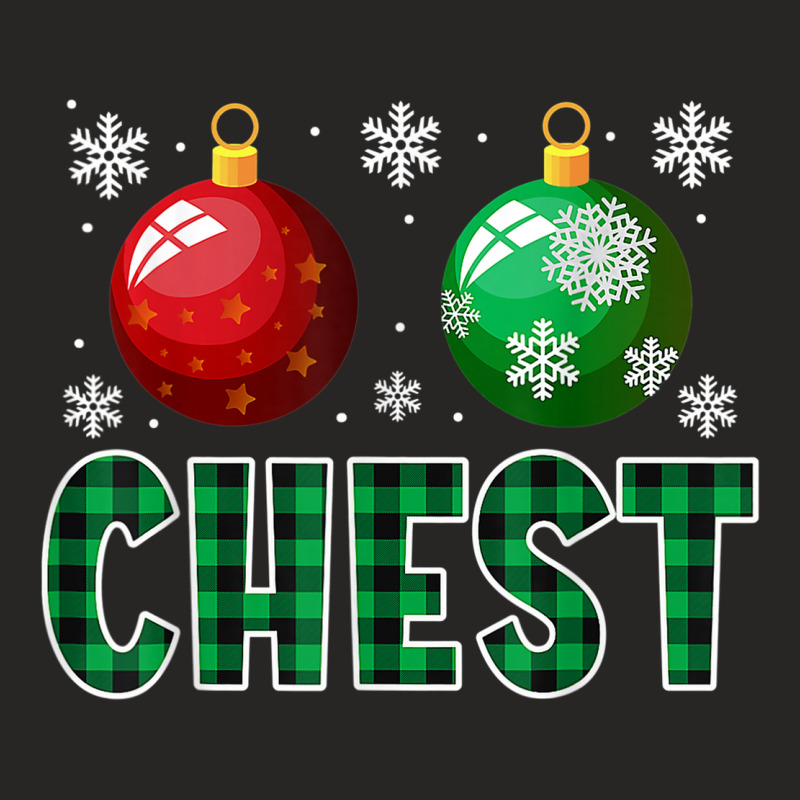 Chest Nuts Christmas Light Matching Couple Chestnuts Ladies Fitted T-Shirt by Uniform | Artistshot