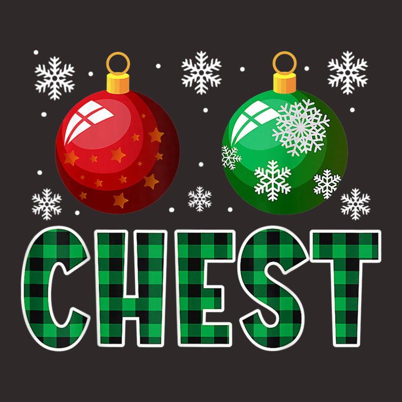 Chest Nuts Christmas Light Matching Couple Chestnuts Racerback Tank by Uniform | Artistshot