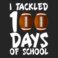 I Tackled 100 Days Of School Football 100th Day Gifts Boys Unisex Hoodie | Artistshot