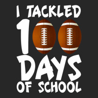 I Tackled 100 Days Of School Football 100th Day Gifts Boys Men's T-shirt Pajama Set | Artistshot