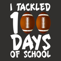 I Tackled 100 Days Of School Football 100th Day Gifts Boys Champion Hoodie | Artistshot