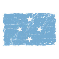 Flag Of Micronesia - Vintage Look - Banner Long Sleeve Shirts | Artistshot