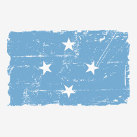 Flag Of Micronesia - Vintage Look - Banner Classic T-shirt | Artistshot