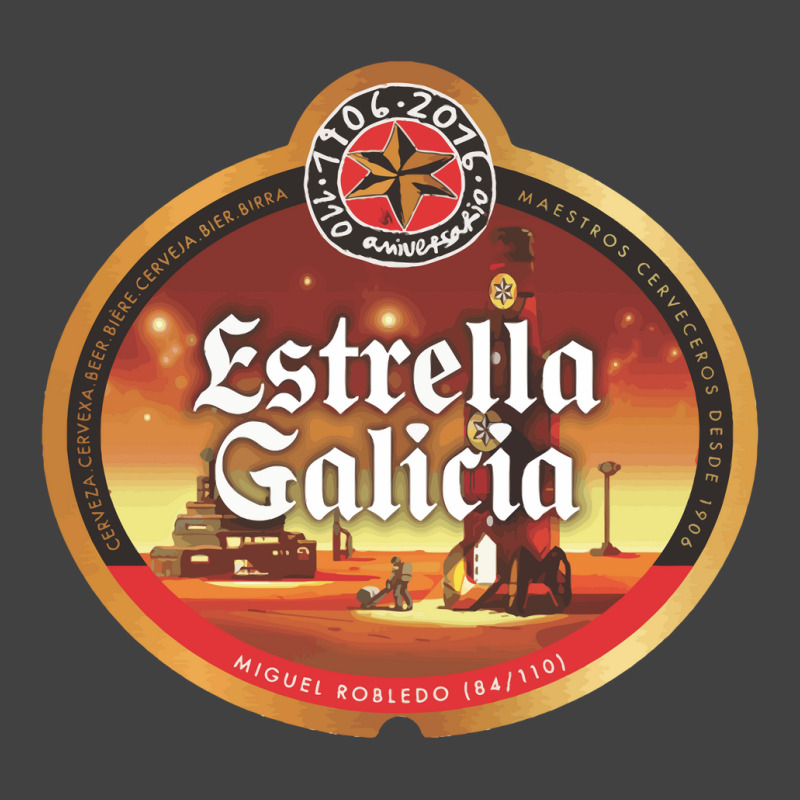 Custom Beer Estrella Galicia Estrella Damm Pale Lager Beer Food Label T- shirt By Custom-designs - Artistshot