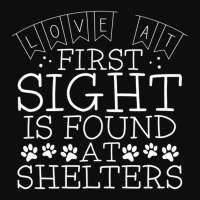 Cute Adopt Rescue Dog Cat Animal Shelter Adoption Love Quote Crop Top | Artistshot