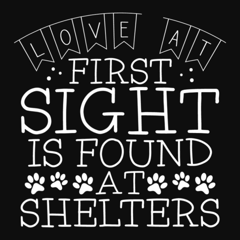 Cute Adopt Rescue Dog Cat Animal Shelter Adoption Love Quote Crop Top by cm-arts | Artistshot