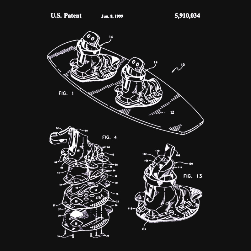 Wakeboard Patents, Wakeboard Patents Vintage, Wakeboard Patents Art, W Baby Beanies | Artistshot