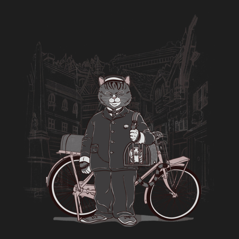 Cat Courier Classic T-shirt by cm-arts | Artistshot