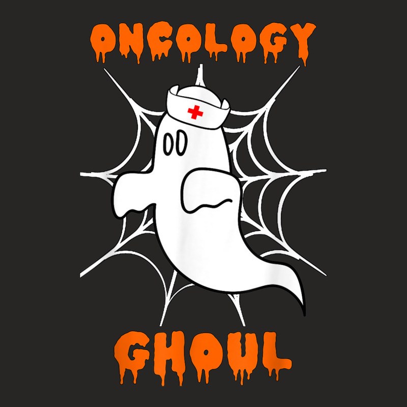 Oncology Ghoul Oncology Nurse Halloween Ghost Boo Costume Ladies Fitted T-Shirt by Clinical | Artistshot