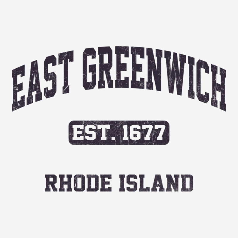 East Greenwich Rhode Island Ri Vintage State Athletic Style Sweatshirt Scorecard Crop Tee by cm-arts | Artistshot