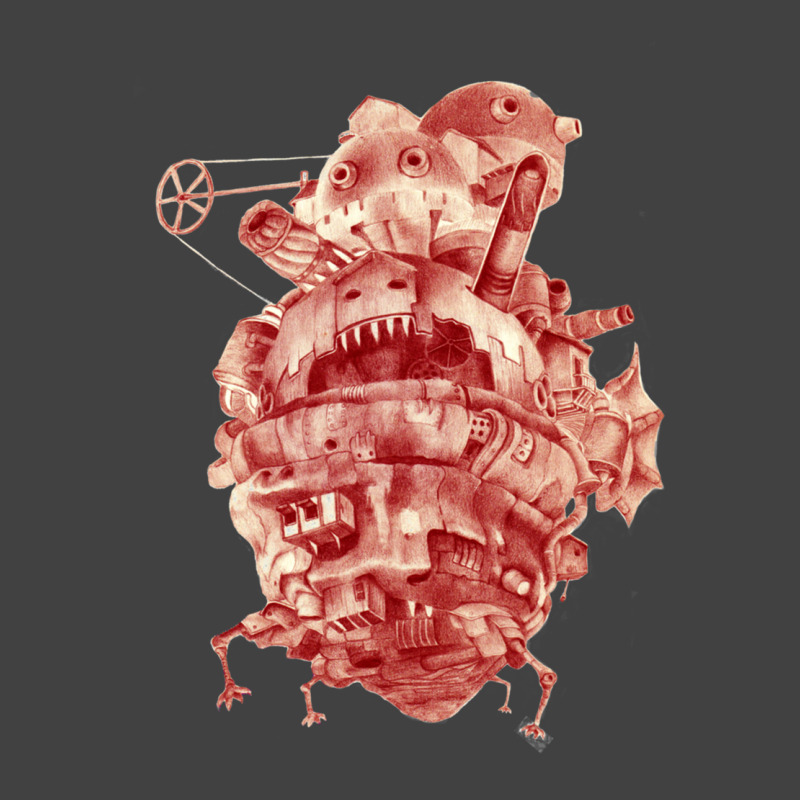 Howl_s Moving Castle In Red Vintage T-Shirt by cm-arts | Artistshot