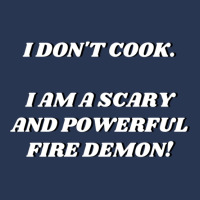 I Am A Scary And Powerful Fire Demon Men Denim Jacket | Artistshot