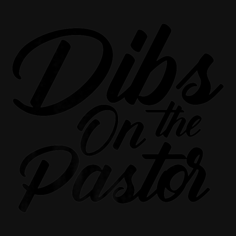 Dibs On The Pastor Cool Pastor's Wife Metal Print Horizontal | Artistshot