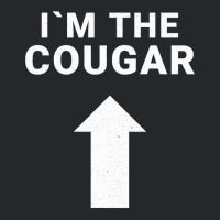 I´m With The Cougar Humor Halloween Birthday Gift Crewneck Sweatshirt | Artistshot