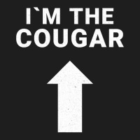 I´m With The Cougar Humor Halloween Birthday Gift Classic T-shirt | Artistshot