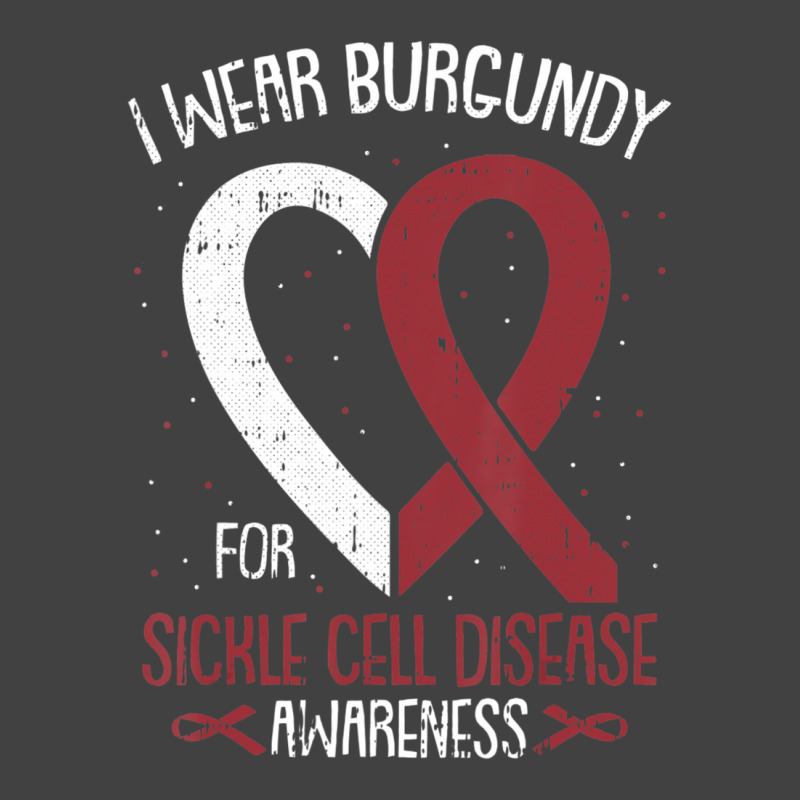 I Wear Burgundy For Sickle Cell Awareness Fighter Warrior Vintage T-shirt | Artistshot