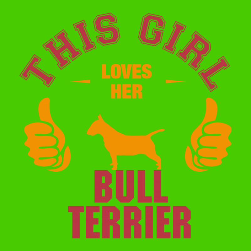 This Girl Loves Her Bull Terrier Graphic Youth T-shirt by tshiart | Artistshot