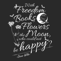 Oscar Wilde Quote Freedom, Flowers, Books, Moon Printed Hat | Artistshot