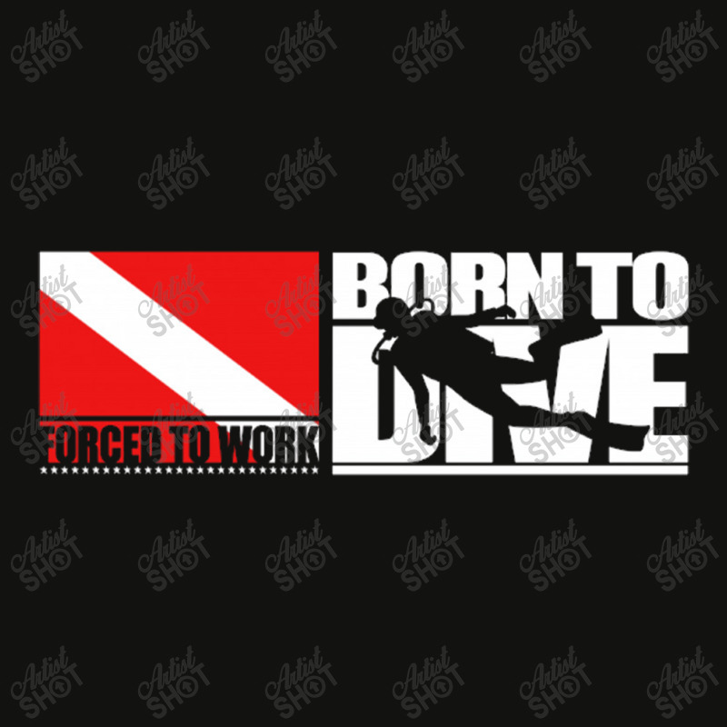 Born To Dive Forced To Work Scorecard Crop Tee by Ashleypuckettx | Artistshot