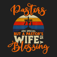 Pastors Are Special But A Pastor's Wife Is A Blessing Quotes Ladies Polo Shirt | Artistshot