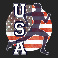 Usa Women Running Track & Field Team American Flag Runner T Shirt Unisex Hoodie | Artistshot