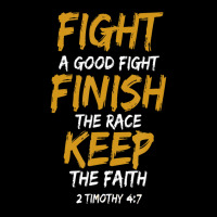 Fight A Good Fight Finish The Race Keep The Faith Kids Cap | Artistshot