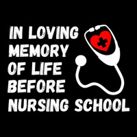 In Loving Memory Of Life Before Nursing School Student Youth Zipper Hoodie | Artistshot