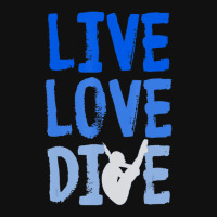 Live Love Dive Springboard Diving Quotes Diver Graphic Youth T-shirt | Artistshot