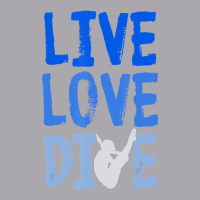 Live Love Dive Springboard Diving Quotes Diver Youth 3/4 Sleeve | Artistshot