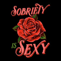 Sobriety Is Sexy Inspirational Recovery Sober Quote Rose Adjustable Cap | Artistshot