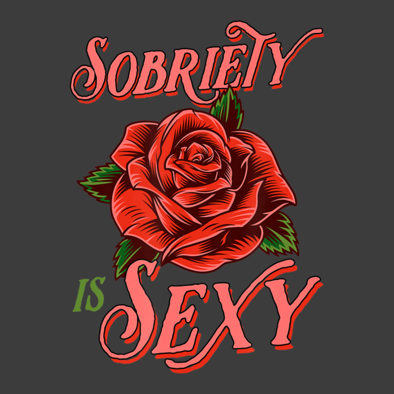 Sobriety Is Sexy Inspirational Recovery Sober Quote Rose Men's Polo Shirt | Artistshot