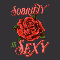 Sobriety Is Sexy Inspirational Recovery Sober Quote Rose Vintage Hoodie And Short Set | Artistshot