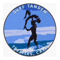 Surf Tandem On A Longboard Surfers Surfing Trestles, Calif. Long Sleev Youth Tee | Artistshot