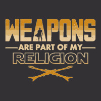 Weapons Are Part Of My Religion Vintage Hoodie And Short Set | Artistshot