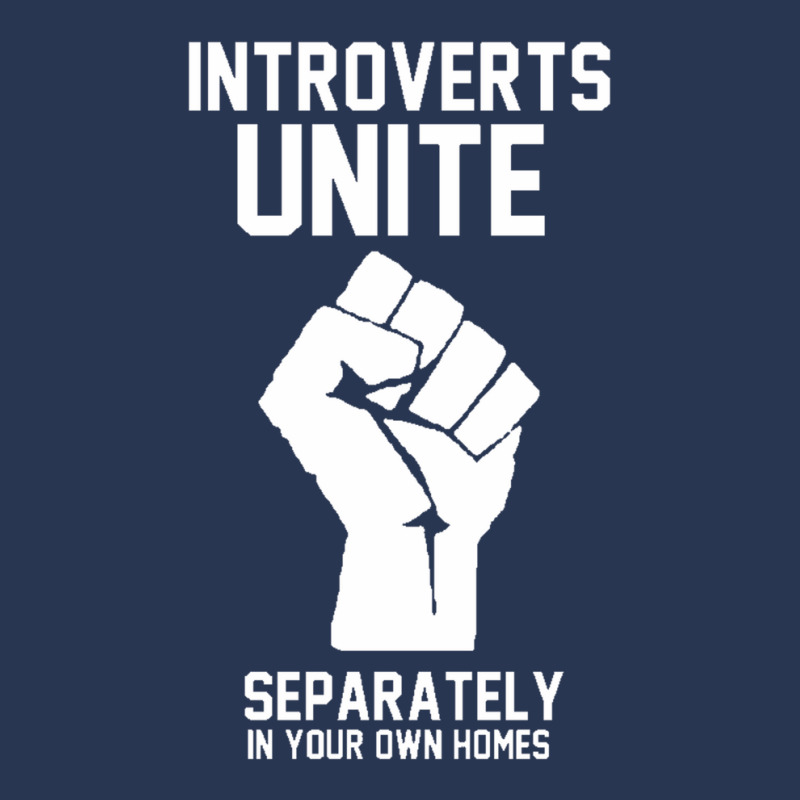 Introverts Unite Separately In Your Own Homes Men Denim Jacket | Artistshot