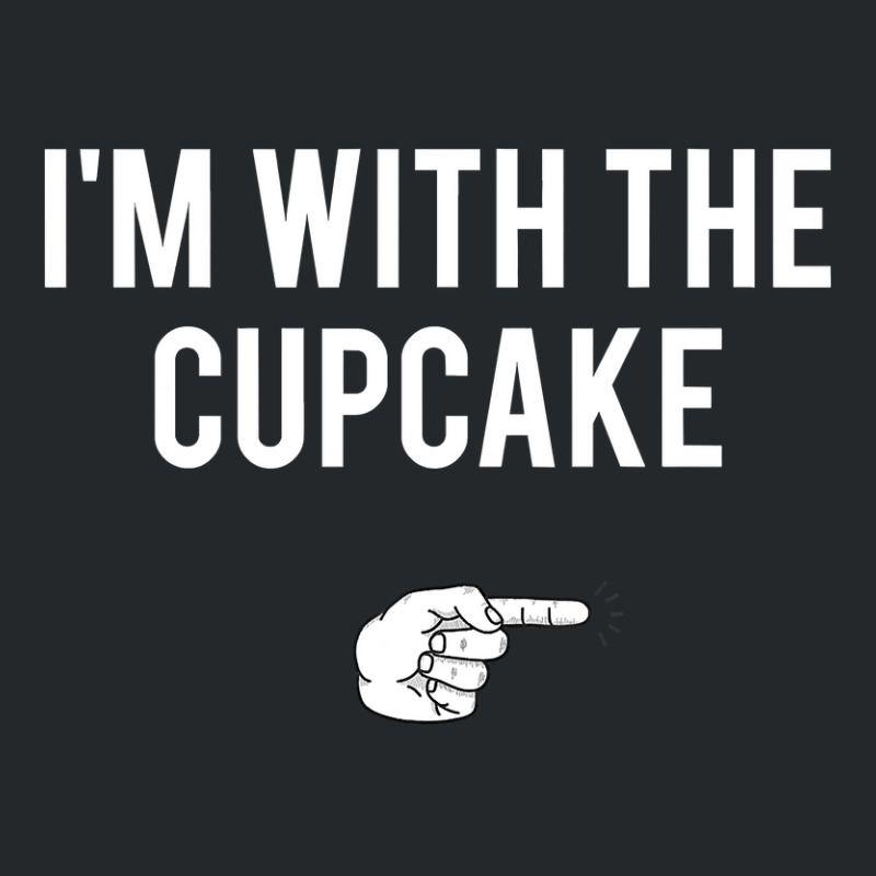 I'm With The Cupcake Halloween Costume Funny Couples Crewneck Sweatshirt | Artistshot