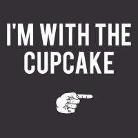 I'm With The Cupcake Halloween Costume Funny Couples Vintage Hoodie | Artistshot