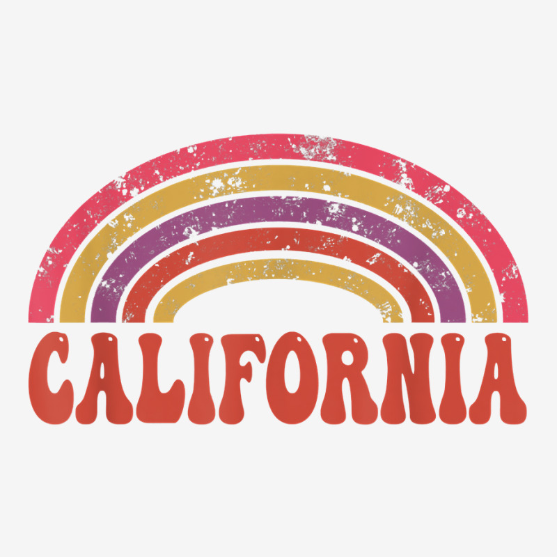 California Hippie Rainbow 60s 70s Groovy Love Peace Roller T Shirt Adjustable Cap by cm-arts | Artistshot