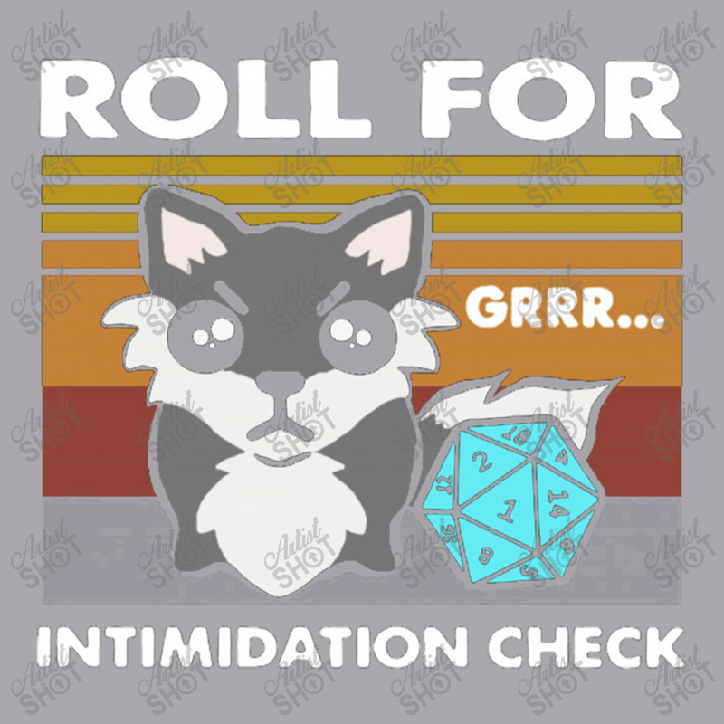 Roll For Intimidation Check Funny Vintage Youth 3/4 Sleeve by AngieHerronr | Artistshot