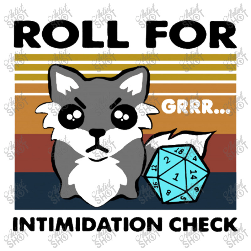 Roll For Intimidation Check Funny Vintage Baby Tee by AngieHerronr | Artistshot