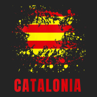 Womens Catalonia Retro Vintage Watercolors Sport Catalan Flag V Neck T 3/4 Sleeve Shirt | Artistshot