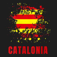 Womens Catalonia Retro Vintage Watercolors Sport Catalan Flag V Neck T Classic T-shirt | Artistshot