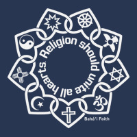 Religion Should Unite All Hearts Symbols Bahaâ€™i Quote Men Denim Jacket | Artistshot