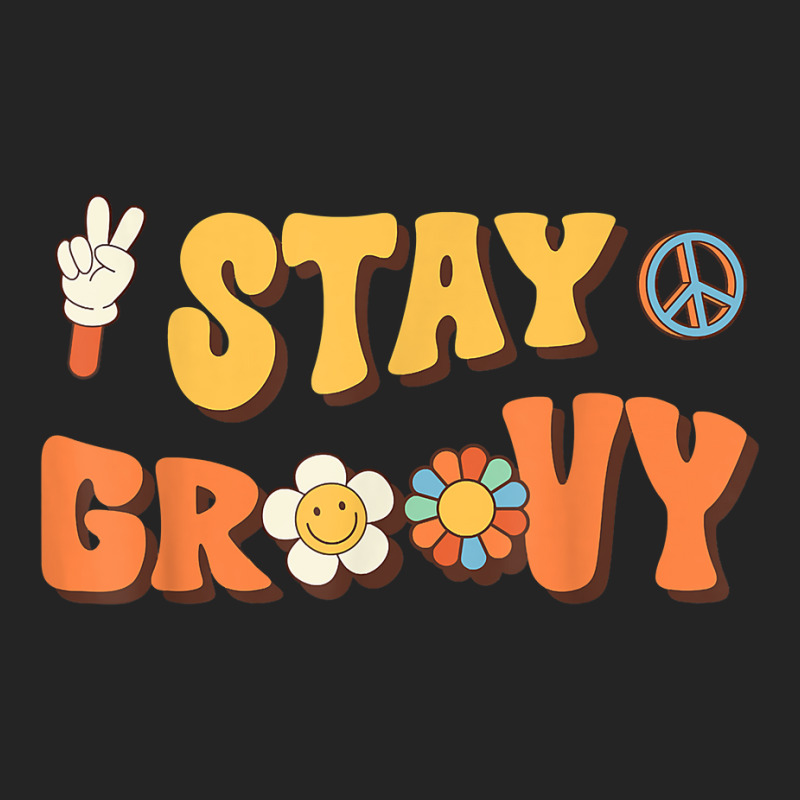 Stay Groovy Wavy Hippie Boho Retro Positive And Peace T Shirt 3/4 Sleeve Shirt | Artistshot