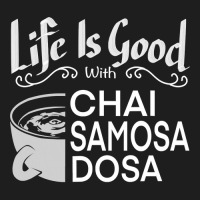 India Food Culture Chai Samosa Desi Humor Funny Classic T-shirt | Artistshot