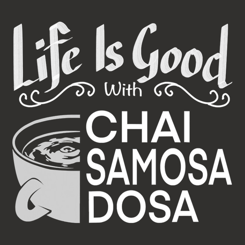 India Food Culture Chai Samosa Desi Humor Funny Champion Hoodie by thutrinh | Artistshot