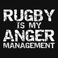 Rugby Quote Vintage Rugby Is My Anger Management Graphic Youth T-shirt | Artistshot