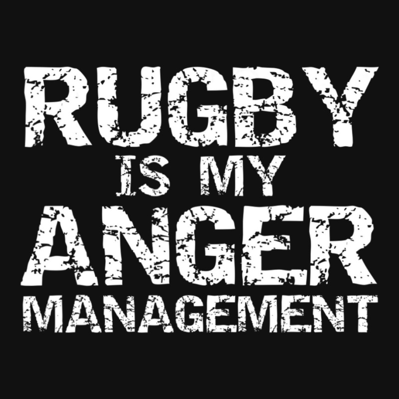 Rugby Quote Vintage Rugby Is My Anger Management Graphic Youth T-shirt by cm-arts | Artistshot