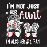 Baseball Aunt Niece Baseball Fan Baseball Auntie T Shirt Ladies Fitted T-shirt | Artistshot